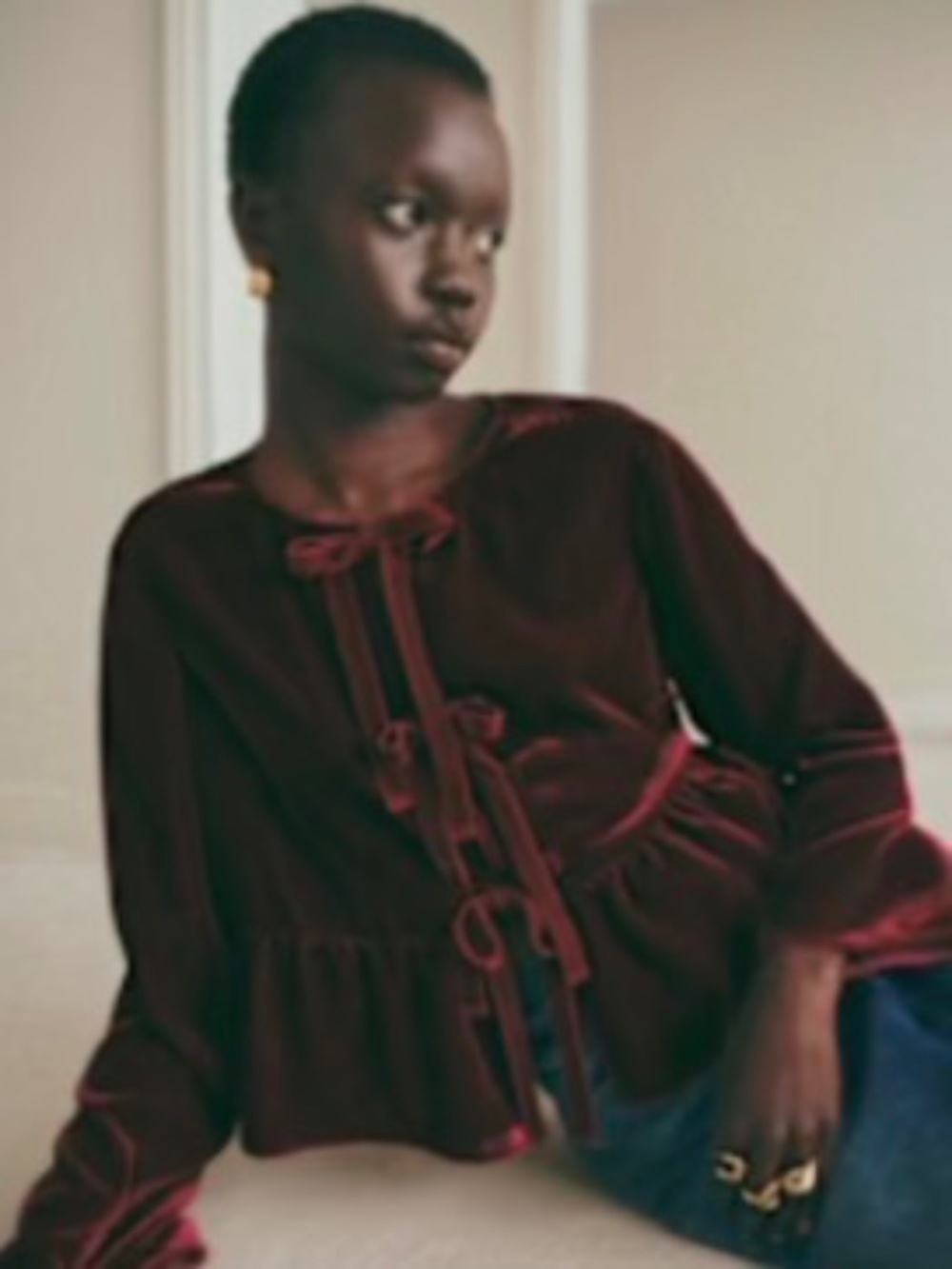 Sézane Brenda shirt size 44 (12 US)